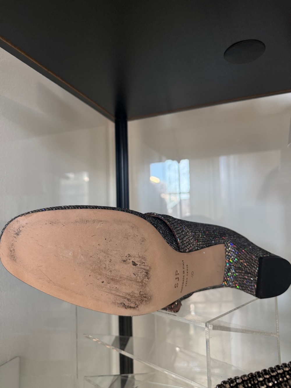 SJP by Sarah Jessica Parker Iridescent Glitter Mary Jane Pump - Picture 16 of 16
